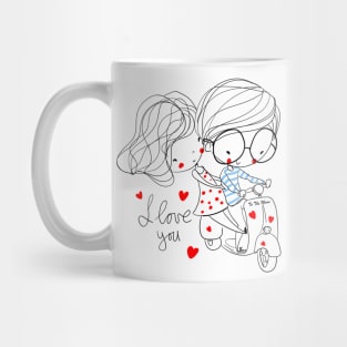 I love you to the moon Mug